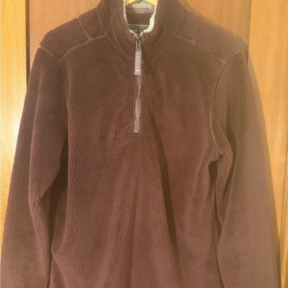 True Grit Men's Brown Zip-Up Sweater